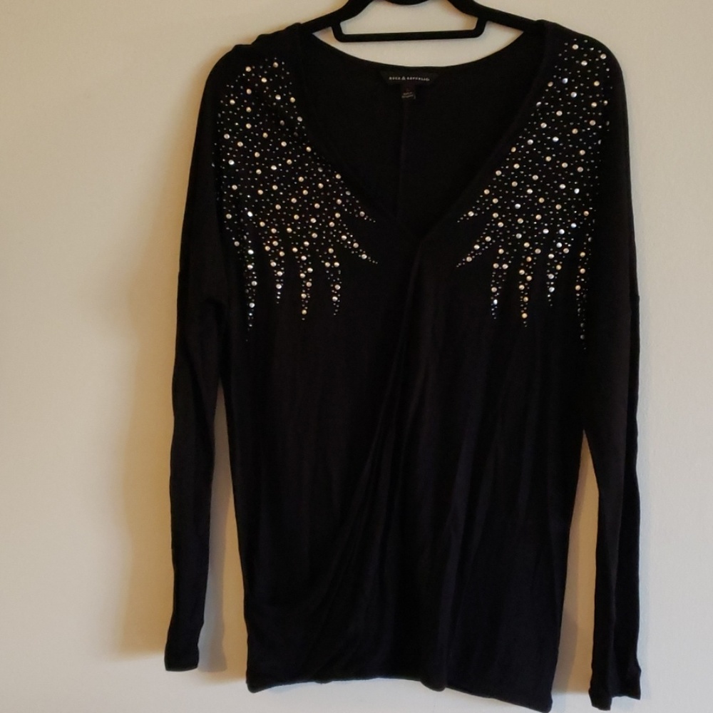 Rock and Republic 100% rayon shirt